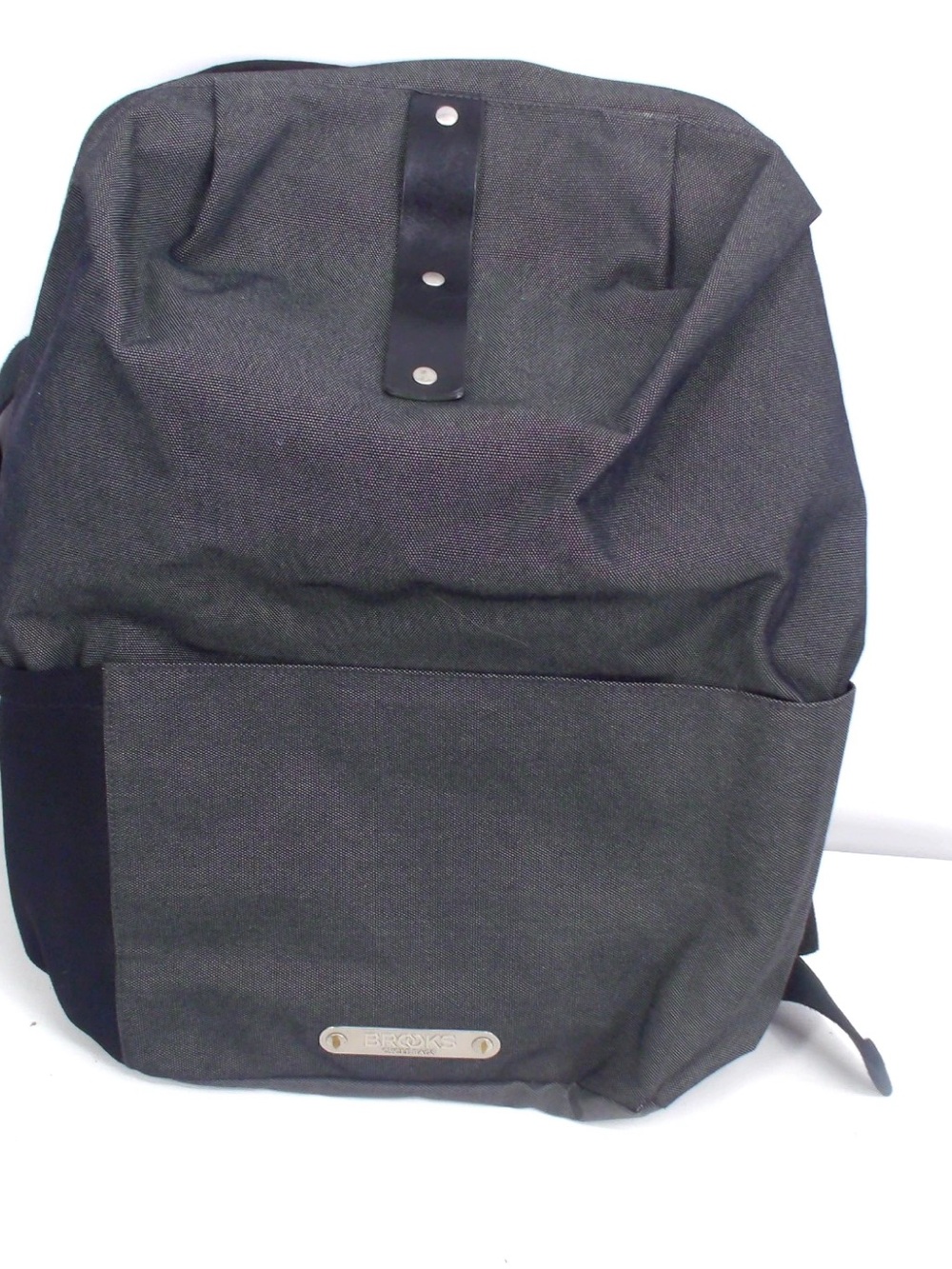 Brooks Dalston Utility Knapsack Backpack Medium Gray Fleck Bag MINT